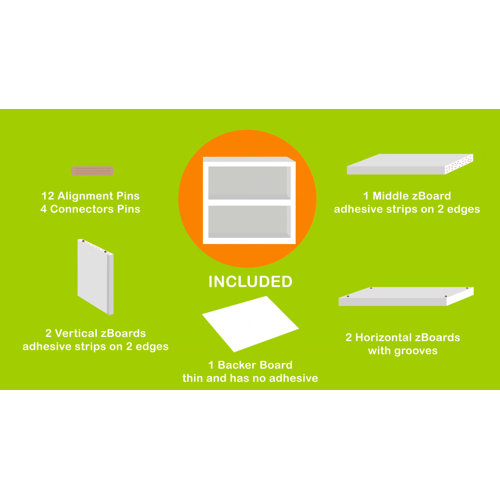 Ebern Designs Bolan 12.6'' H x 13.4'' W Zboard Paperboard Storage Cube